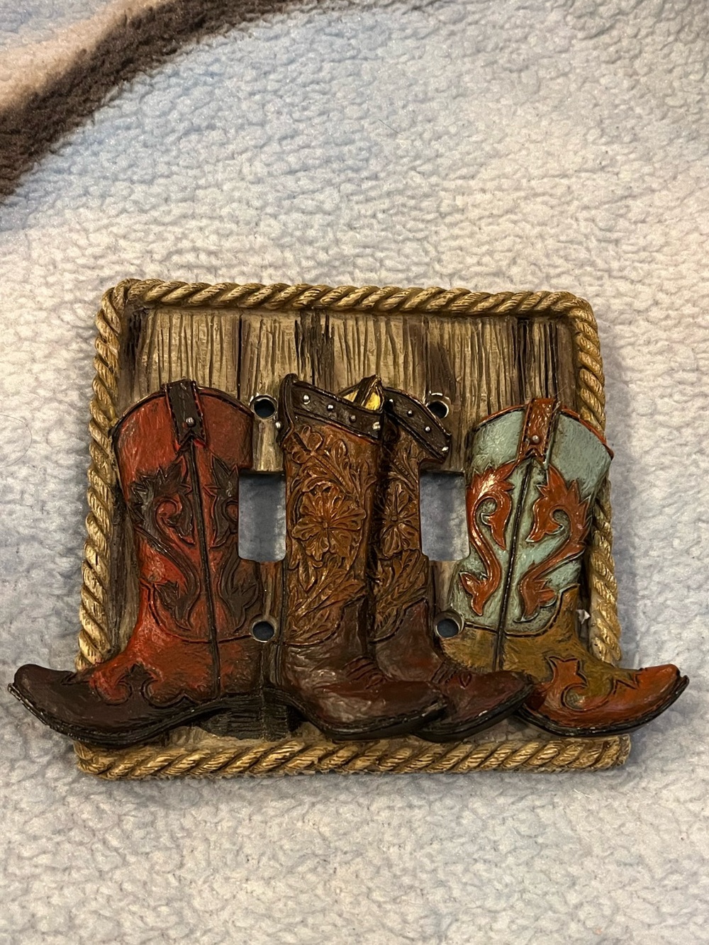 Vintage Double Switch Wall Plate